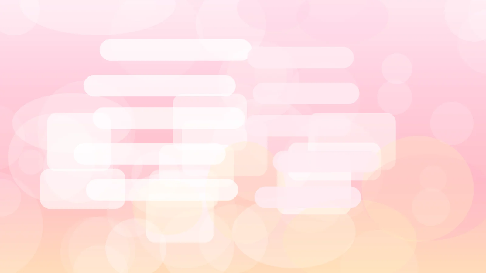 即时聊天界面的柔和互动氛围展示